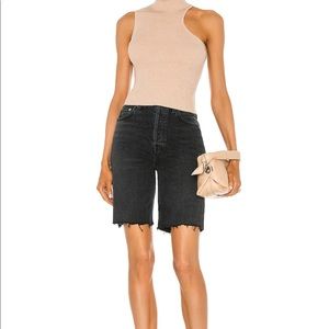 90s Pinch Waist Short size 24 Black Nix NWT